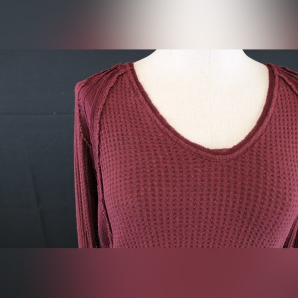 Free People Maroon Sweater